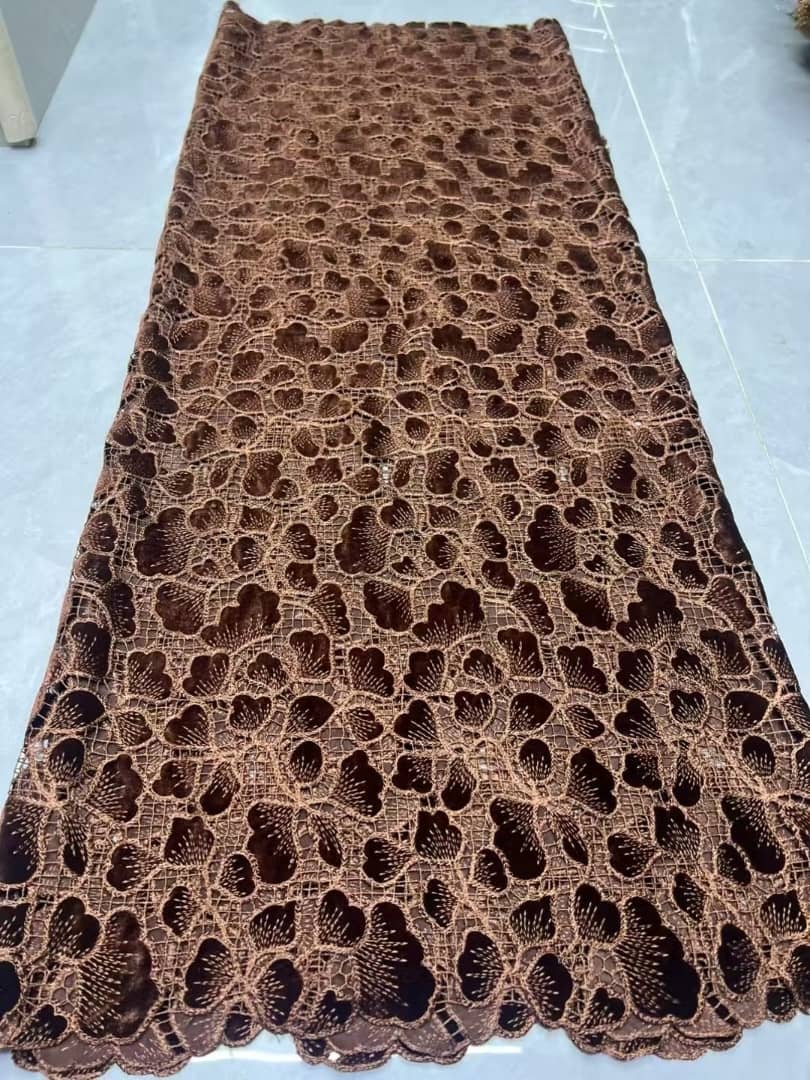 Velvet Flocking Lace