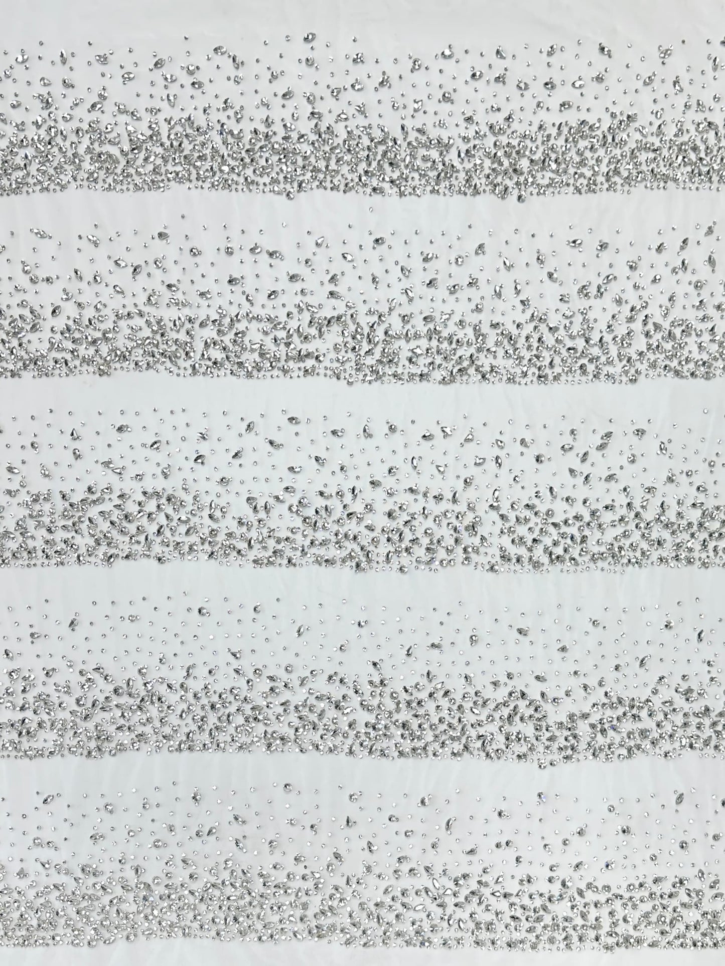 Glass Beaded Couture Fabric