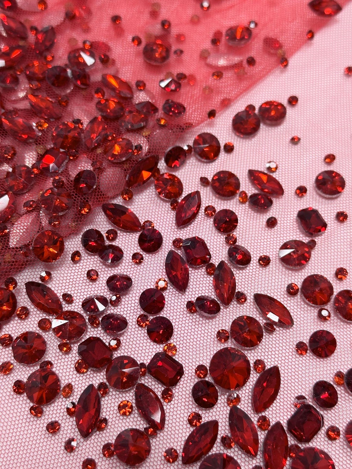 Glass Beaded Couture Fabric