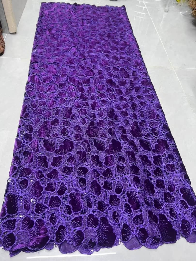 Velvet Flocking Lace