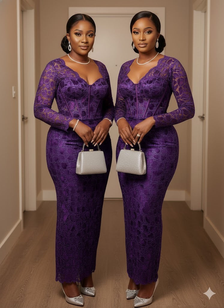 Velvet Flocking Lace