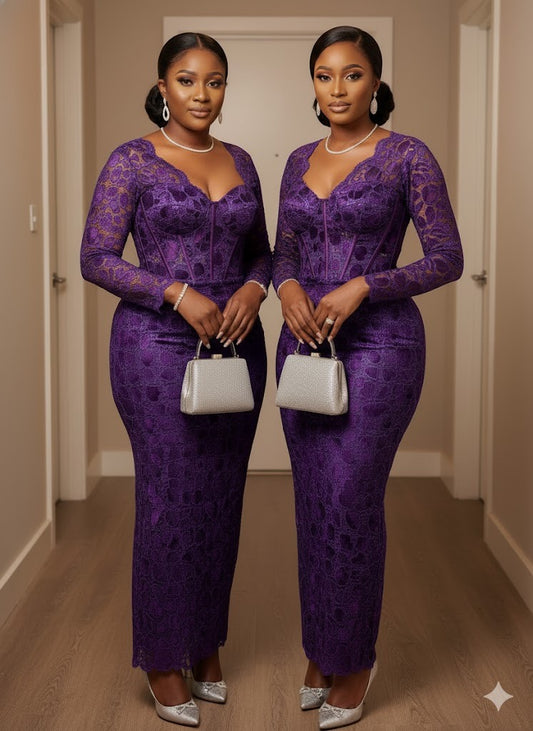 Velvet Flocking Lace