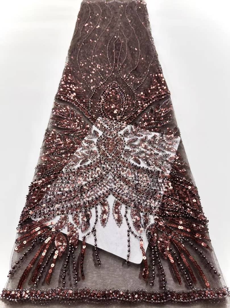 Hand-beaded Net Lace