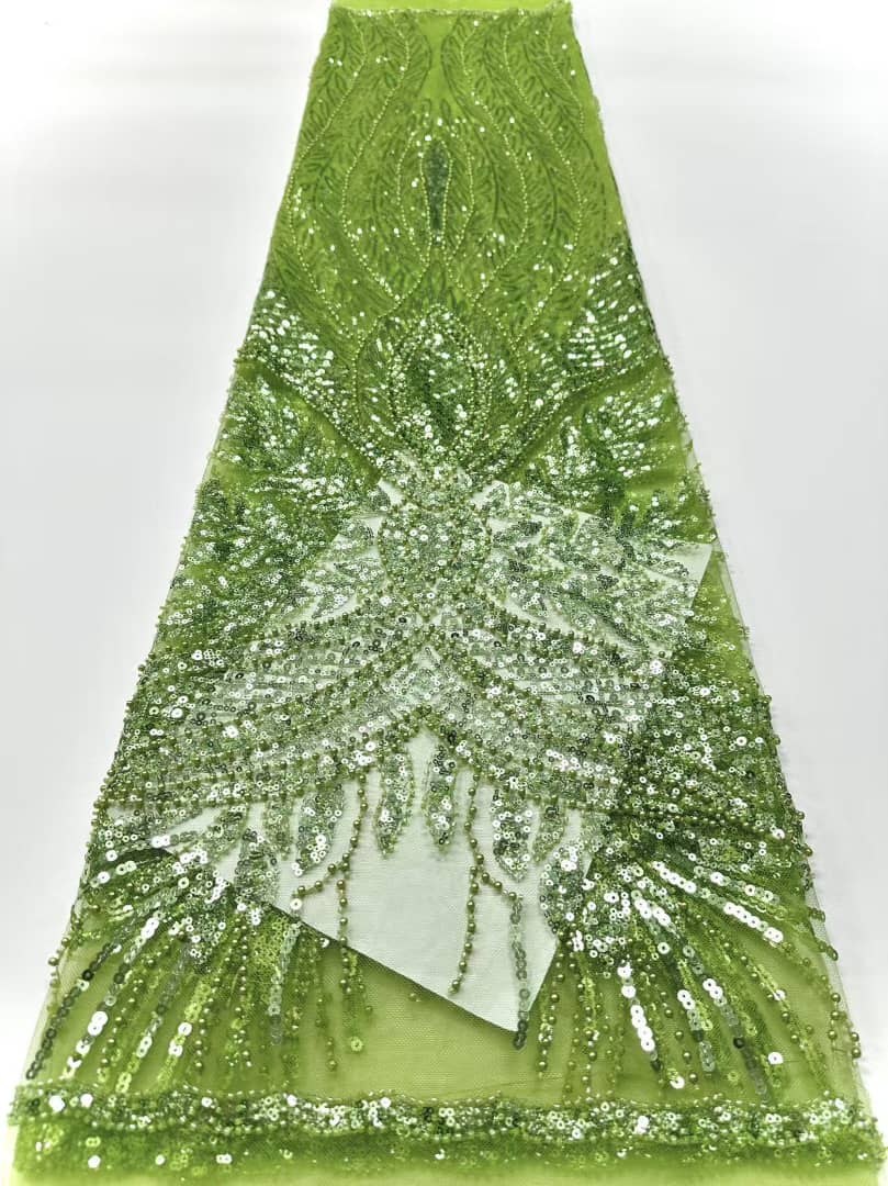 Hand-beaded Net Lace