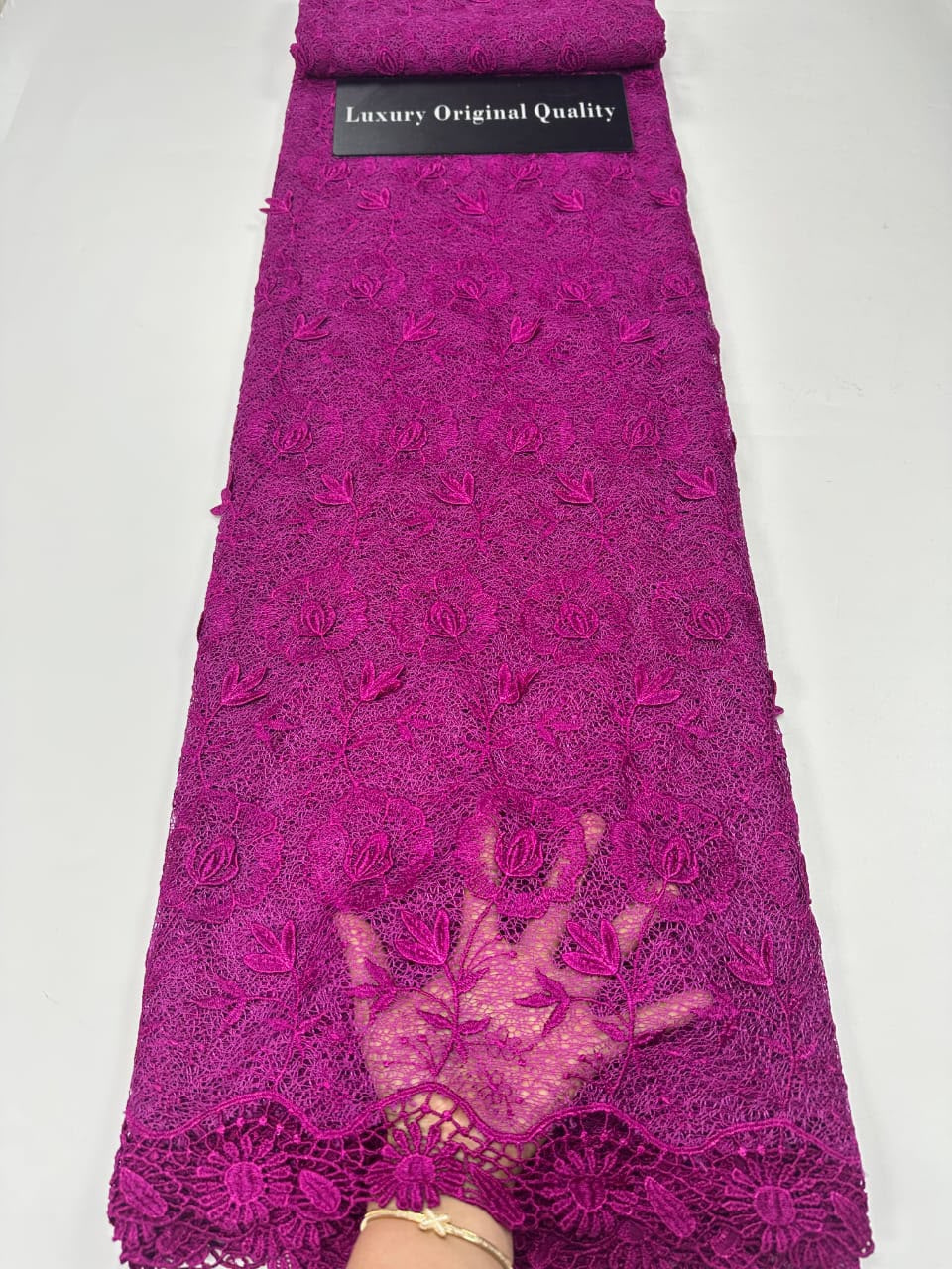 3D Embroidered Guipure Cord Lace